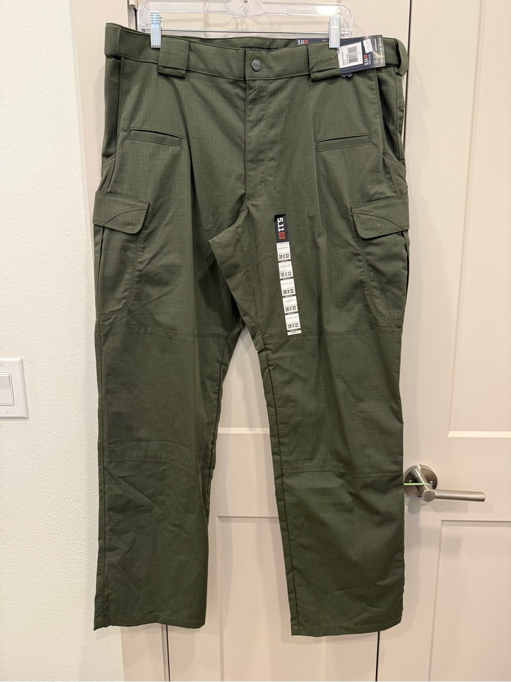 5.11 Tactical Olive Green Cargo Pants – Utility Ripstop Design